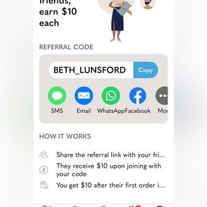 New to Poshmark? Use this code when buying for $10 off!!